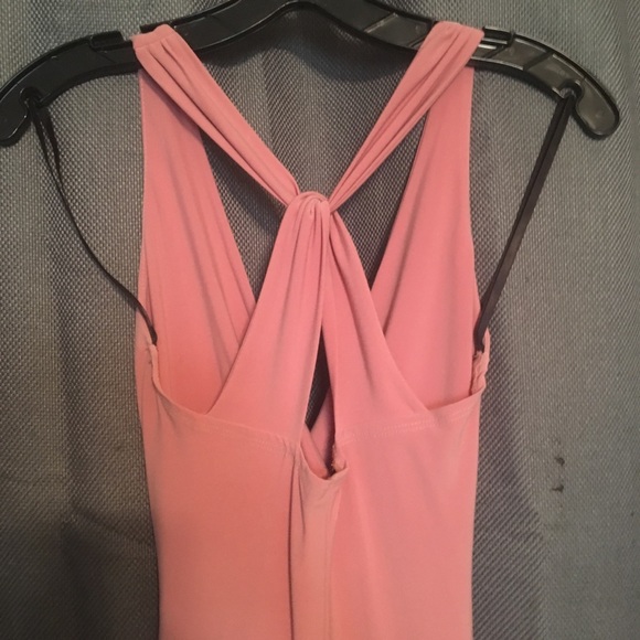 Be Smart ~ Cris-cross front & back pink  dress - Picture 3 of 3